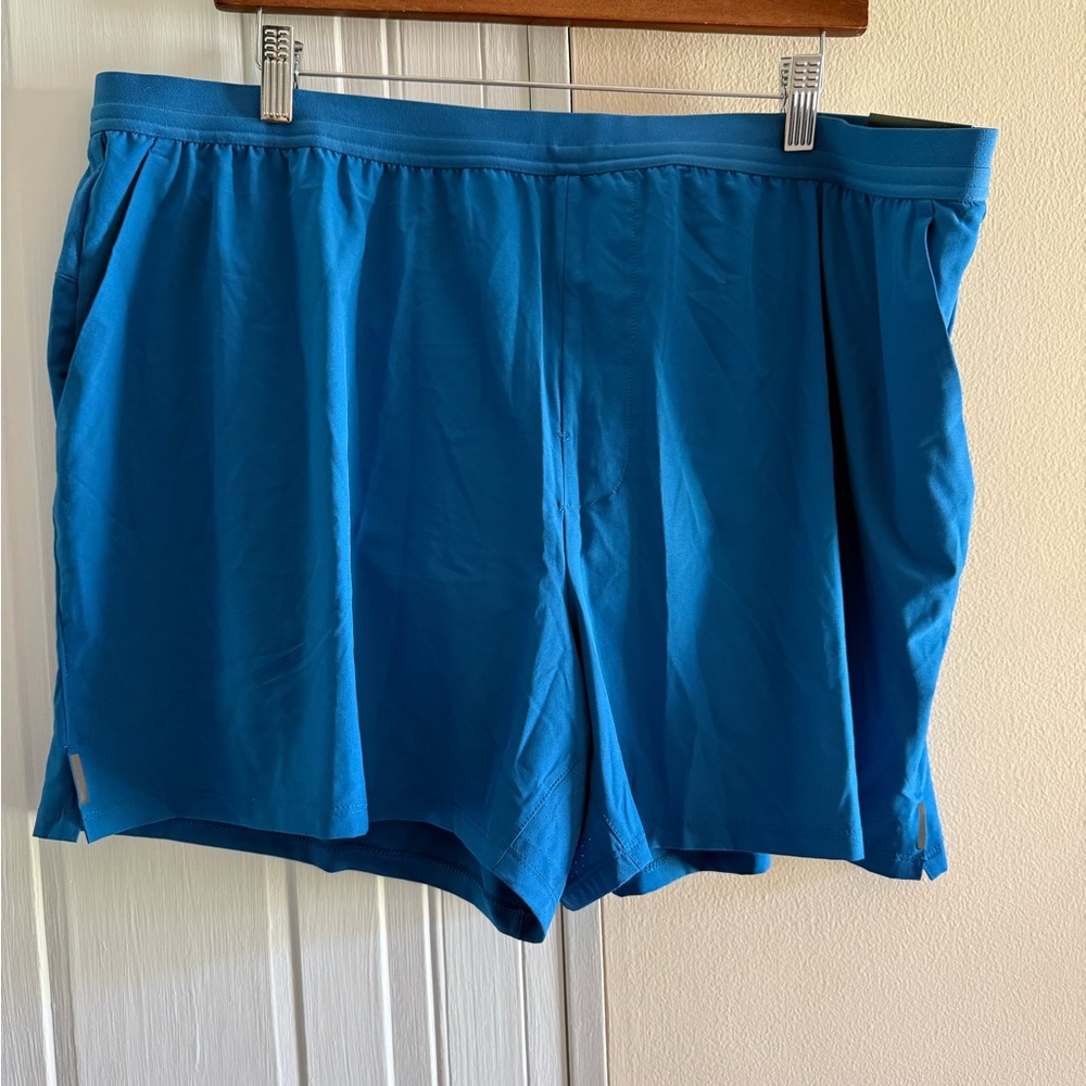 NWT Mens XXL VRST UV50 5" Blue Tide Athletic Shorts Everyday Shorts